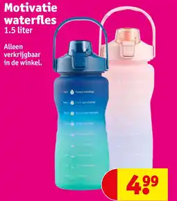 Kruidvat Motivatie waterfles aanbieding
