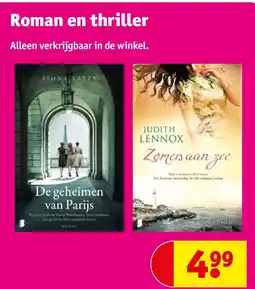 Kruidvat Roman en thriller aanbieding