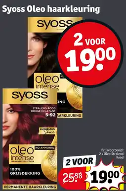 Kruidvat Syoss Oleo haarkleuring aanbieding