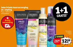 Kruidvat John Frieda haarverzorging en -styling aanbieding