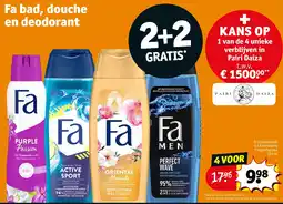 Kruidvat Fa bad, douche en deodorant aanbieding