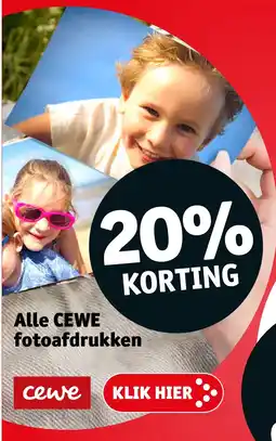 Kruidvat Alle CEWE fotoafdrukken aanbieding