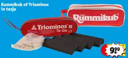 Kruidvat Rummikub of Triominos in tasje aanbieding