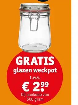 Kruidvat glazen weckpot aanbieding