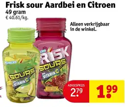 Kruidvat Frisk sour Aardbei en Citroen aanbieding