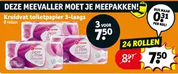 Kruidvat Kruidvat toiletpapier 3-laags aanbieding