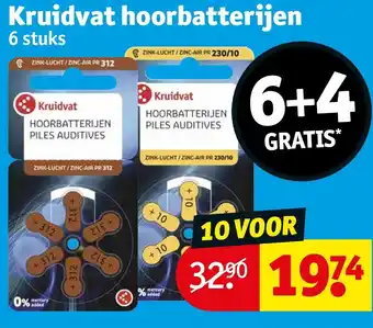 Kruidvat Kruidvat hoorbatterijen aanbieding