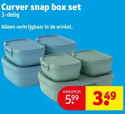 Kruidvat Curver snap box set aanbieding