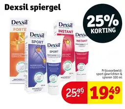 Kruidvat Dexsil spiergel aanbieding