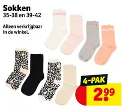 Kruidvat Sokken aanbieding