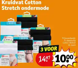 Kruidvat Kruidvat Cotton Stretch ondermode aanbieding