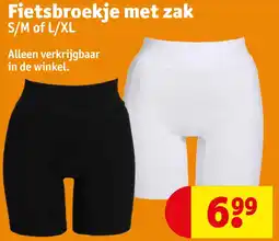 Kruidvat Fietsbroekje met zak aanbieding