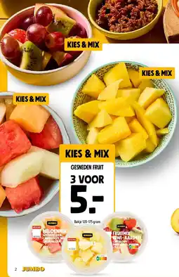 Jumbo kies & mix aanbieding