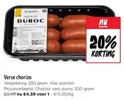 Jumbo Verse chorizo aanbieding