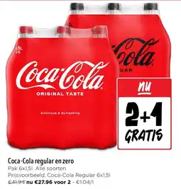 Jumbo Coca-Cola regular en zero aanbieding