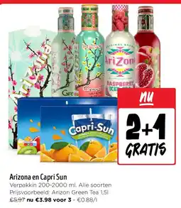 Jumbo Arizona en Capri Sun aanbieding