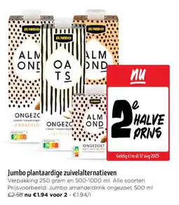 Jumbo Jumbo plantaardige zuivelalternatieven aanbieding