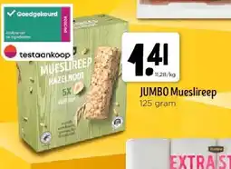Jumbo JUMBO Mueslireep aanbieding