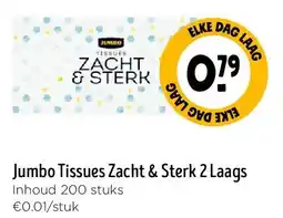 Jumbo Jumbo Tissues Zacht & Sterk 2 Laags aanbieding