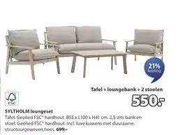 Jysk Syltholm loungeset aanbieding