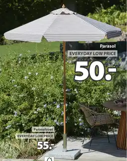 Jysk Smygehuk parasol aanbieding