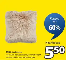 Jysk Taks sierkussen aanbieding