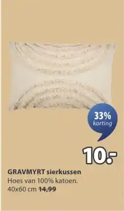 Jysk Gravmyrt sierkussen aanbieding