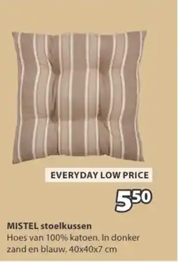 Jysk Mistel stoelkussen aanbieding