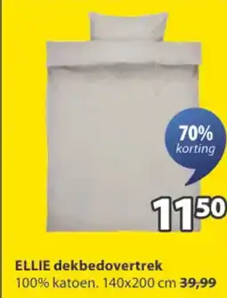 Jysk Ellie dekbedovertrek aanbieding