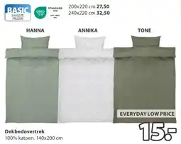 Jysk Dekbedovertrek aanbieding