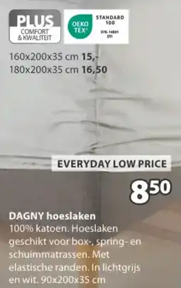 Jysk Dagny Hoeslaken aanbieding