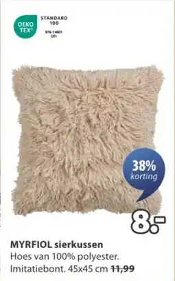 Jysk Myrfiol sierkussen aanbieding