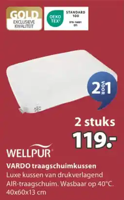Jysk Vardo Traagschuimkussen aanbieding