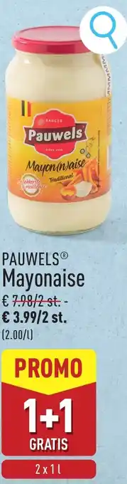 ALDI Pauwels mayonaise aanbieding