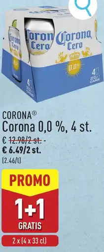 ALDI Corona 0,0 %, aanbieding