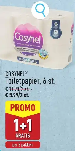ALDI Cosynel Toiletpapier aanbieding