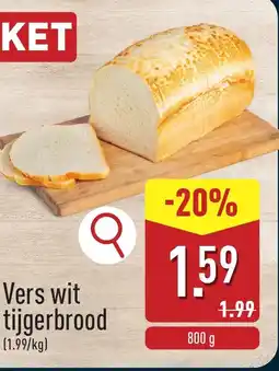 ALDI Vers wit tijgerbrood aanbieding