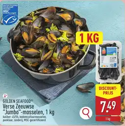 ALDI Golden seafood verse zeeuwse "jumbo"-mosselen, aanbieding