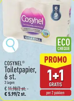 ALDI Cosynel Toiletpapier aanbieding