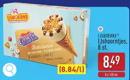 ALDI Ijsboerke ijshoorntjes aanbieding