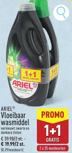 ALDI Ariel vloeibaar wasmiddel aanbieding