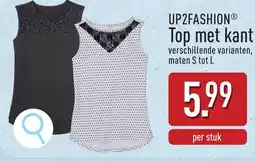 ALDI Up2fashion top met kant aanbieding