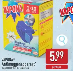 ALDI Vapona antimuggenapparaat aanbieding