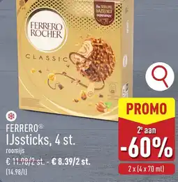 ALDI FERRERO IJssticks, aanbieding