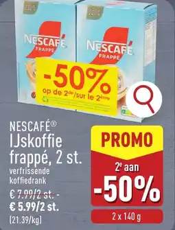 ALDI Nescafé ijskoffie frappé aanbieding