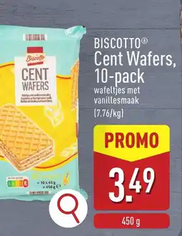 ALDI Biscotto cent wafers aanbieding