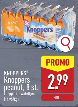 ALDI Knoppers peanut aanbieding