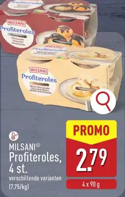 ALDI Milsani profiteroles aanbieding