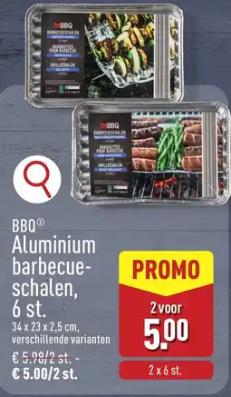 ALDI BBQ Aluminium barbecue schalen aanbieding