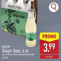 ALDI River ginger beer aanbieding